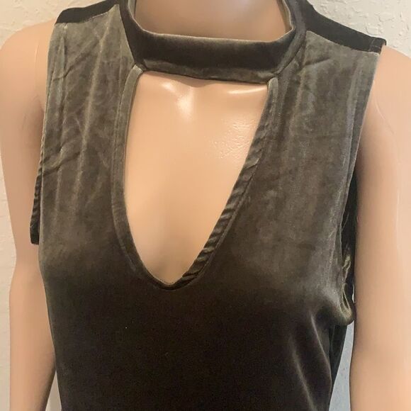 Velvet Green Jumpsuit  - Picture 7 of 11